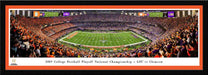 2020 College Football Playoff National Championship Kickoff Panoramic Poster - LSU vs. Clemson  Select Frame