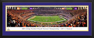 2020 College Football Playoff National Championship Kickoff Panoramic Poster - LSU vs. Clemson  Deluxe Frame