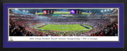 2023 College Football Playoff National Championship Kickoff Panoramic Picture - TCU vs. Georgia  Deluxe Frame