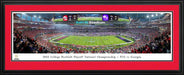 2023 College Football Playoff National Championship Kickoff Panoramic Picture - TCU vs. Georgia  Deluxe Frame