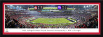 2023 College Football Playoff National Championship Kickoff Panoramic Picture - TCU vs. Georgia  Select Frame