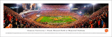 Clemson Tigers Panoramic Football Poster  Unframed