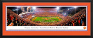 Clemson Tigers Panoramic Football Poster  Deluxe Frame
