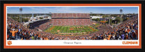 Clemson Tigers Football Run Out Panoramic Picture - Memorial Stadium Fan Cave Decor  Select Frame