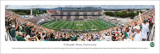 Colorado State Rams Panoramic Picture - Canvas Stadium at Colorado State  Unframed