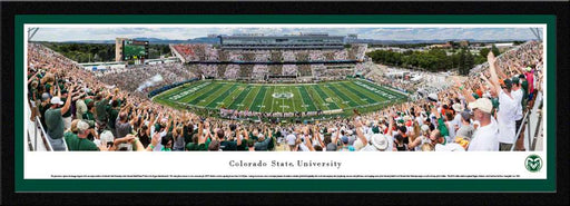Colorado State Rams Panoramic Picture - Canvas Stadium at Colorado State  Select Frame