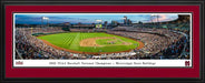 2021 College World Series Baseball Panoramic Picture - Mississippi State Bulldogs Celebration  Deluxe Frame