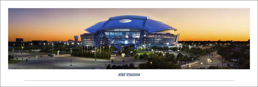 AT&T Stadium Twilight Panoramic Picture - Dallas, Texas  Unframed
