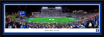 Duke Blue Devils Football Panoramic Picture - Wallace Wade Stadium Fan Cave Decor  Select Frame