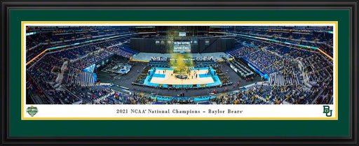 2021 NCAA Men's Basketball National Champions Panoramic Picture - Baylor Bears  Deluxe Frame