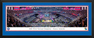 2022 NCAA Men's Basketball National Champions Panoramic Picture - Kansas Jayhawks  Deluxe Frame