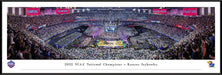 2022 NCAA Men's Basketball National Champions Panoramic Picture - Kansas Jayhawks  Standard Frame
