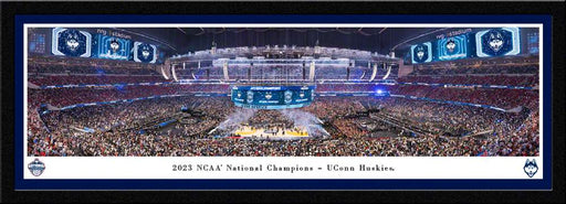 2023 NCAA Basketball National Champions Panoramic Picture - UConn Huskies  Select Frame