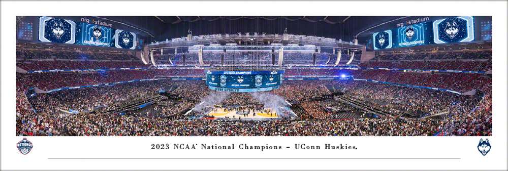 2023 NCAA Basketball National Champions Panoramic Picture - UConn Huskies  Unframed