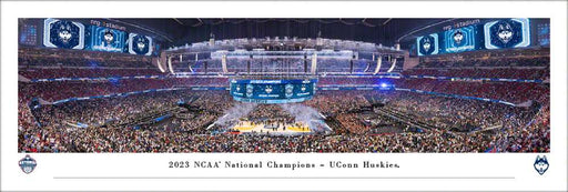 2023 NCAA Basketball National Champions Panoramic Picture - UConn Huskies  Unframed