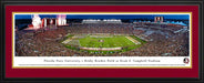 Florida State Seminoles Football Panorama - Doak Campbell Stadium Fan Cave Decor  Deluxe Frame