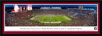 Florida State Seminoles Football Panorama - Doak Campbell Stadium Fan Cave Decor  Select Frame