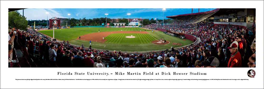 Florida State Seminoles Baseball Panoramic Picture - Mike Martin Field at Dick Howser Stadium  Unframed