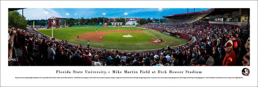 Florida State Seminoles Baseball Panoramic Picture - Mike Martin Field at Dick Howser Stadium  Unframed