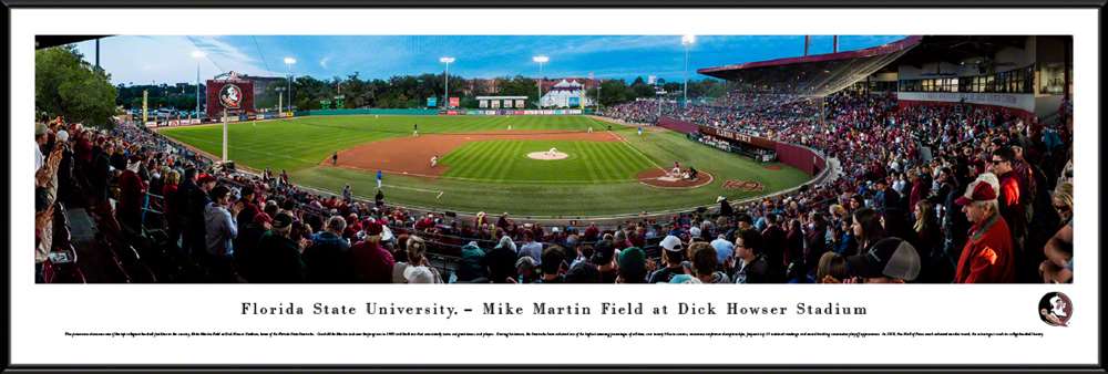 Florida State Seminoles Baseball Panoramic Picture - Mike Martin Field at Dick Howser Stadium  Standard Frame
