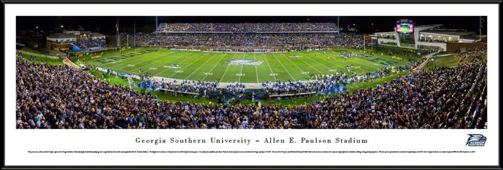 Georgia Southern Eagles Panoramic Picture - Paulson Stadium  Standard Frame