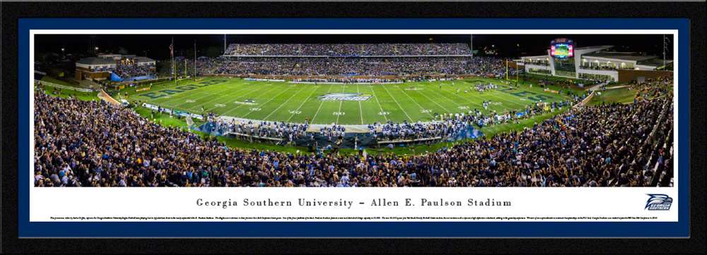 Georgia Southern Eagles Panoramic Picture - Paulson Stadium  Select Frame