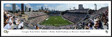 Georgia Tech Yellow Jackets Football Panoramic Poster - Bobby Dodd Stadium at Grant Field Picture  Standard Frame