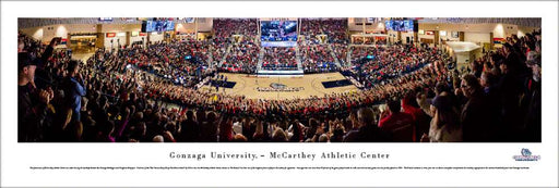 Gonzaga Bulldogs Basketball Panoramic Picture - McCarthey Athletic Center  Unframed