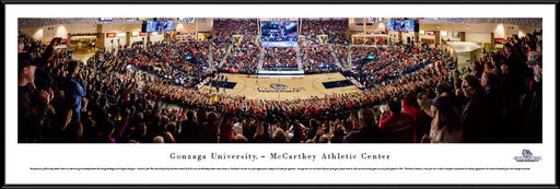 Gonzaga Bulldogs Basketball Panoramic Picture - McCarthey Athletic Center  Standard Frame