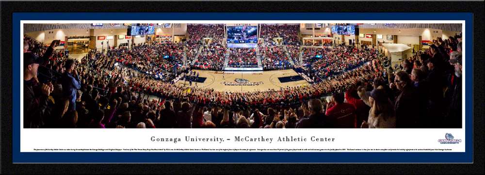 Gonzaga Bulldogs Basketball Panoramic Picture - McCarthey Athletic Center  Select Frame