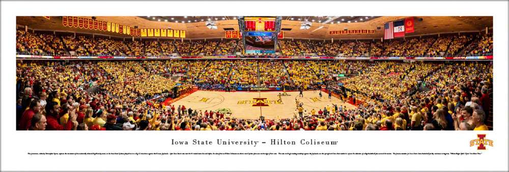 Iowa State Cyclones Panorama - Hilton Coliseum Panoramic Picture  Unframed