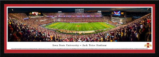 Iowa State Cyclones Football Panoramic Picture - Jack Trice Stadium  Select Frame