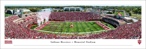 Indiana Hoosiers Football Panoramic Poster - Memorial Stadium Picture  Unframed