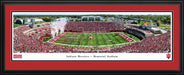 Indiana Hoosiers Football Panoramic Poster - Memorial Stadium Picture  Deluxe Frame
