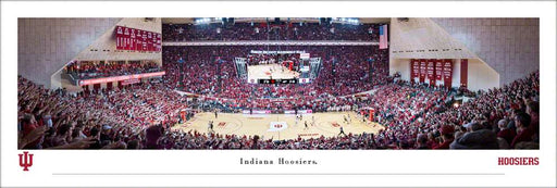 Indiana Hoosiers Basketball Panoramic Picture - Simon Skjodt Assembly Hall Fan Cave Decor  Unframed
