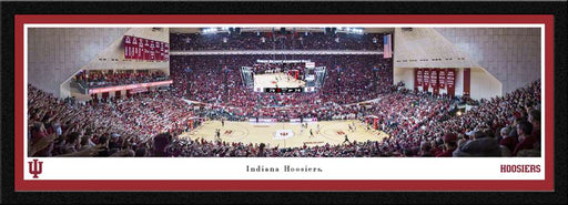 Indiana Hoosiers Basketball Panoramic Picture - Simon Skjodt Assembly Hall Fan Cave Decor  Select Frame