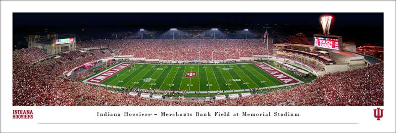 Indiana Hoosiers Memorial Stadium Panoramic Picture Unframed - 40" x 13 1/2"