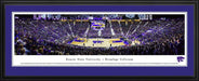 Kansas State Wildcats Basketball Panoramic - Bramlage Coliseum  Deluxe Frame