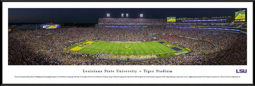 Louisiana State University Tigers Panoramic Picture - LSU Tiger Stadium- Football  Standard Frame
