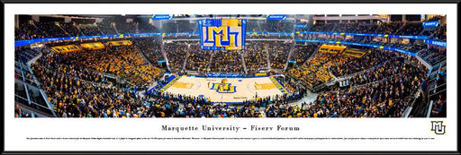 Marquette Golden Eagles Basketball Panoramic Poster  Standard Frame