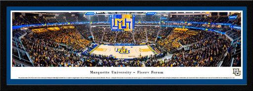 Marquette Golden Eagles Basketball Panoramic Poster  Select Frame