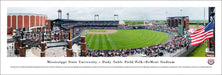 Mississippi State Bulldogs Baseball Poster - Dudy Noble Field Panorama  Unframed