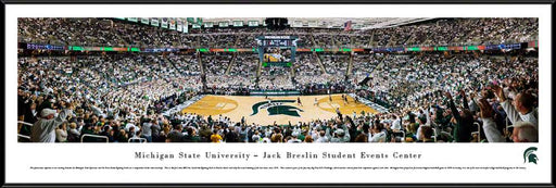 Michigan State Spartans Basketball Panorama - Breslin Student Events Center  Standard Frame