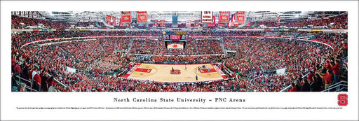 North Carolina State Wolfpack Panoramic - PNC Arena Picture - Basketball  Unframed