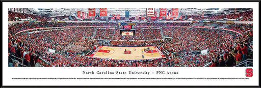 North Carolina State Wolfpack Panoramic - PNC Arena Picture - Basketball  Standard Frame