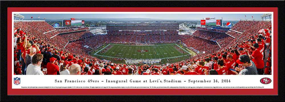 San Francisco 49ers Panoramic - Levi's Stadium Picture  Select Frame