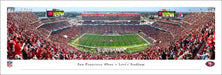 San Francisco 49ers Panoramic Poster - Levi's Stadium Picture 50 Yard  Unframed