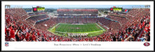 San Francisco 49ers Panoramic Poster - Levi's Stadium Picture 50 Yard  Standard Frame