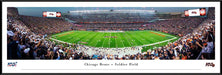Chicago Bears 100 Seasons Panoramic Poster - Soldier Field Picture  Standard Frame