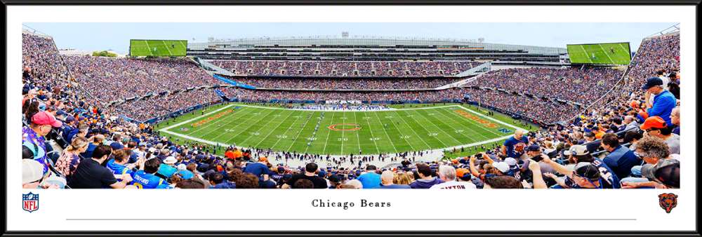 Chicago Bears - Soldier Field Panorama Print - Standard Frame